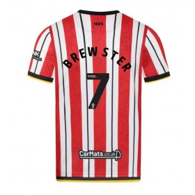 Sheffield United Rhian Brewster #7 Heimtrikot 2024-25 Kurzarm